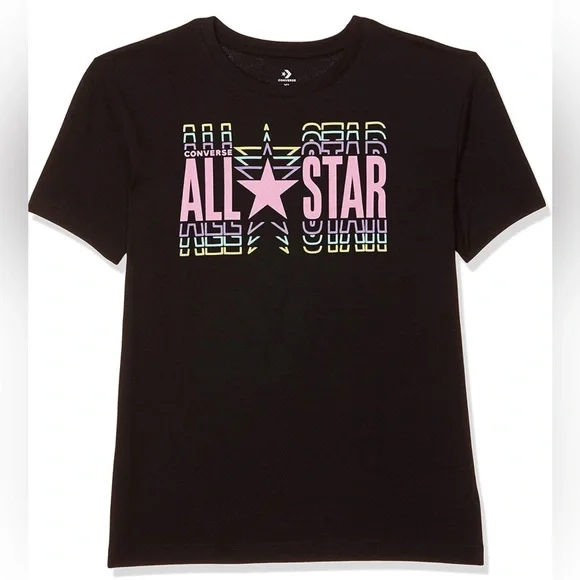 Girls XL Converse All Star Graphic Tee NWT - Picture 1 of 3